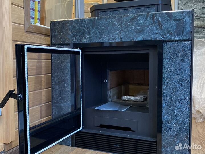 Печь для бани на газу EasySteam Ялта 15 в камне