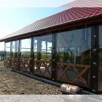 Мягкие окна на беседку. Гибкие окна