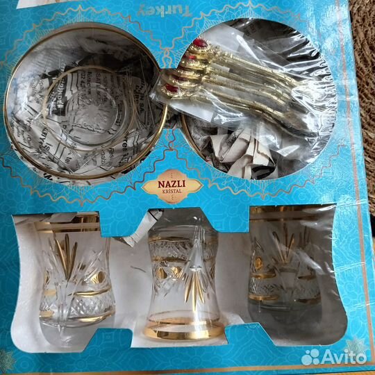 Армуды хрусталь набор (Турция)