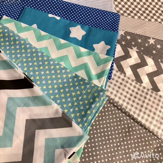 Отрезки ткани хлопок