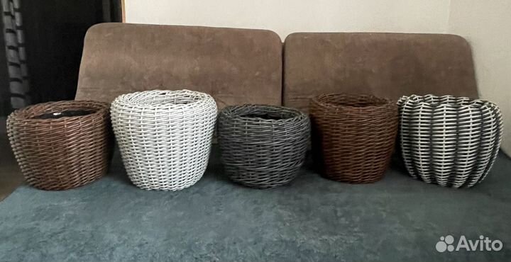 Корзина плетеная пасхальная