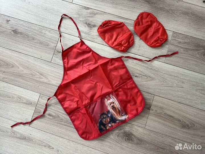 Новый детский фартук с нарукавниками