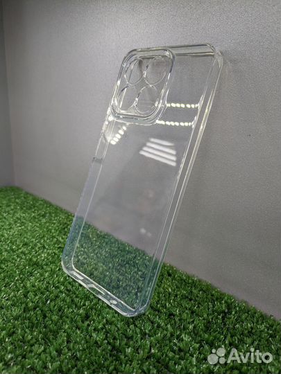 Чехол Honor X8A силиконовый прозрачный