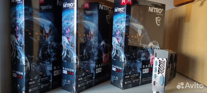 Видеокарта rx570 8gb sapphire nitro