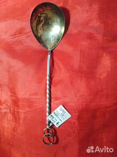 Ложка свадебная позолота