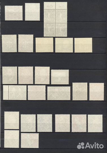 1955-58 Deutsche Bundespost. фрг+ саар