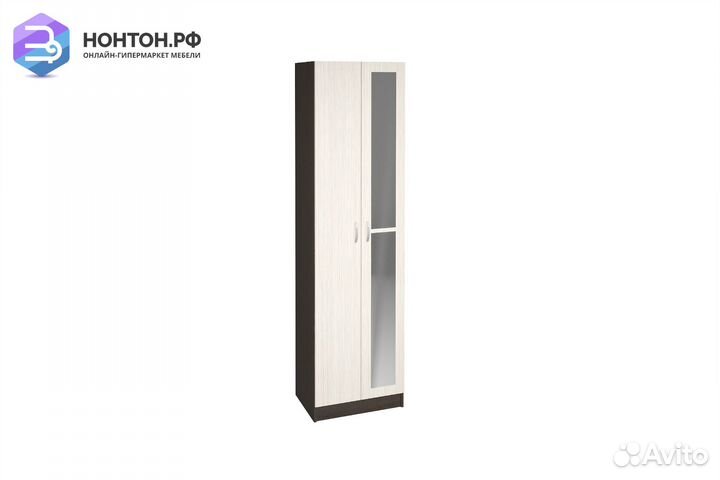 Шкаф 2-х створчатый с зеркалом Вега