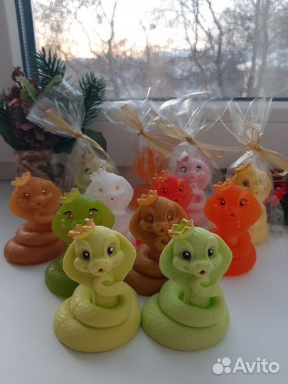 Мыло ручной работы змея символ года