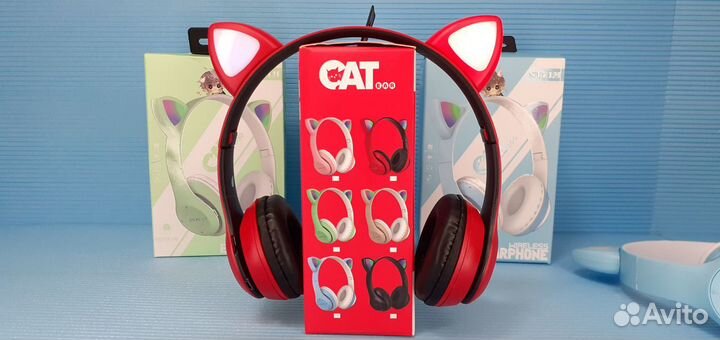Беспроводные наушники Ушки Cat Bluetooth Радио Ayx