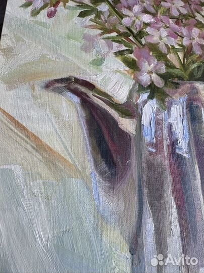 Картина маслом Флоксы