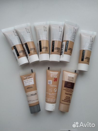 Крем тональный,Maybelline, Mak Factor, Loreal