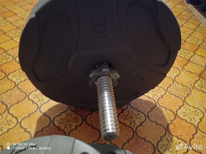 Штанга с блинами