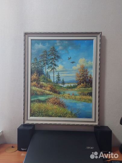 Картина маслом на холсте пейзаж