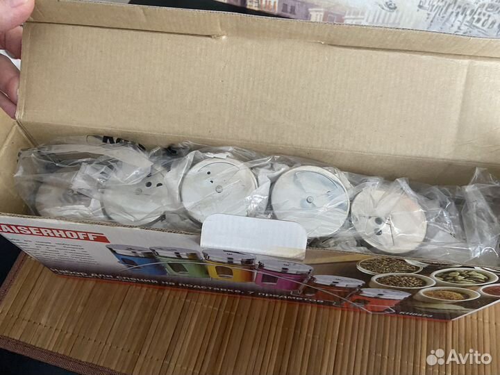 Набор для специй новый Kaiserhoff на подставке