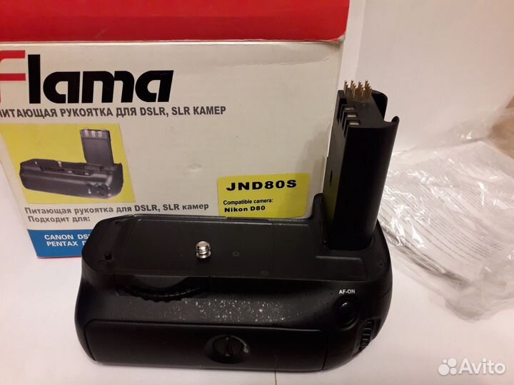 Батарейный блок (ручка) Flama JND80S для Nikon D80