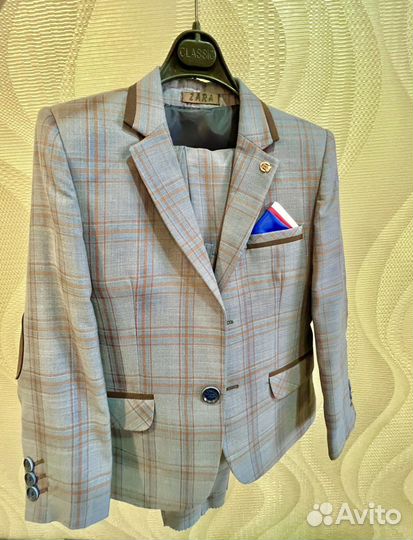 Пиджак мужской для мальчика костюм тройка брюки