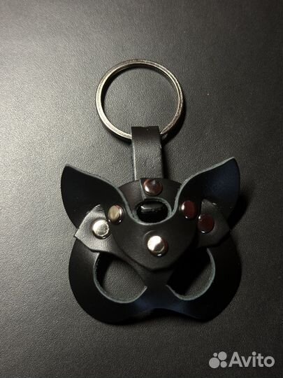 Брелок натуральная кожа