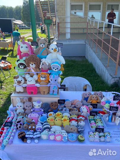 Вязаные игрушки ручной работы