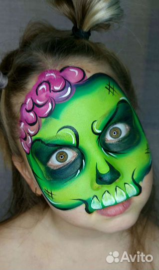 Аквагрим, блеск-тату