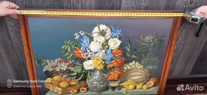 Картина маслом на холсте натюрморт