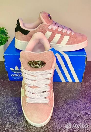 Кроссовки adidas campus розовые