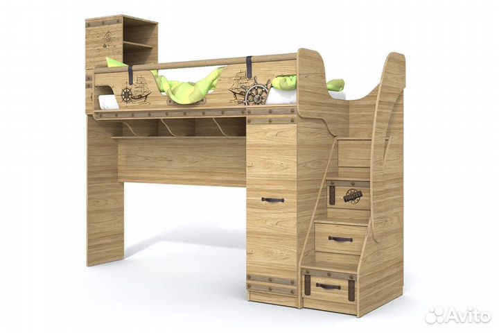 Кровать-чердак детская