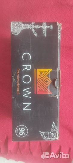 Уголь для кальяна crown 76штук