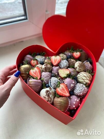 Клубника в шоколаде Сердце