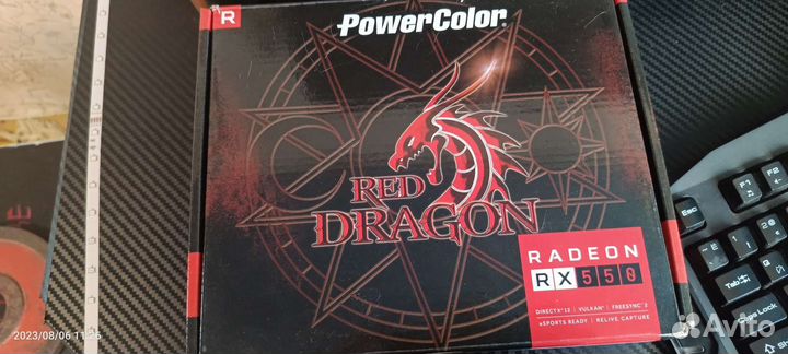 Видеокарта rx 550 4gb