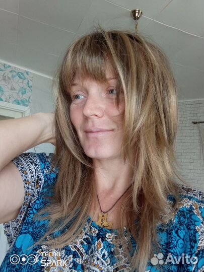 Парик облегчённый русый