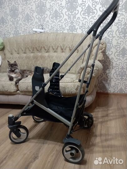 Автолюлька cybex aton с базой на колесах