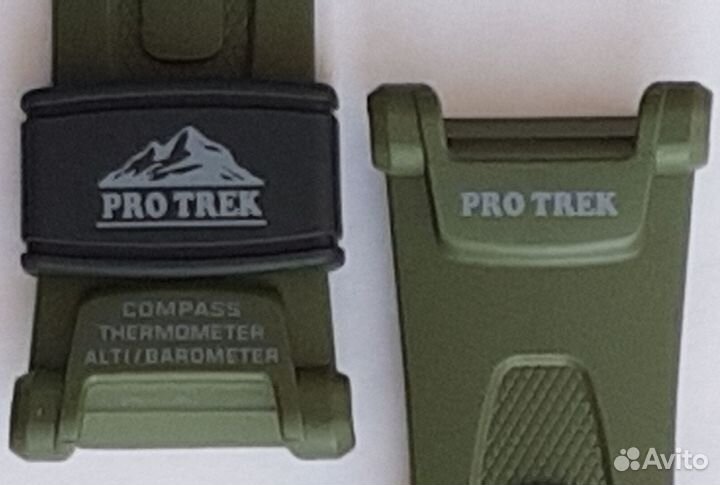 Ремень ремешок наручных часов PRG-240-3 зеленый