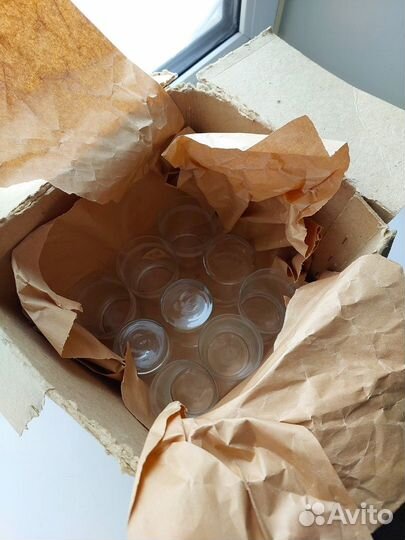 Стаканы гхз СССР для подстаканников, тонкое стекло