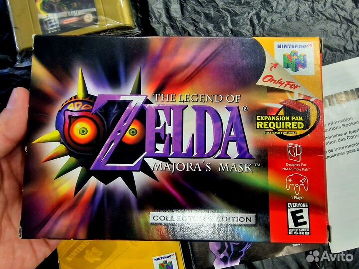 Zelda: Majoras Mask collectors edition для N64