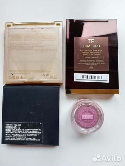 Палитра теней tom ford, mac оригиналы