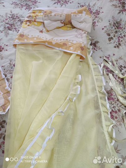 Бортики, балдахин, кпб детские, состояние нового