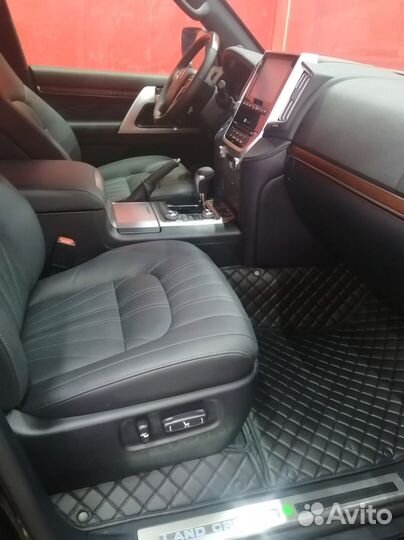 3D коврики из экокожи toyota land cruiser 200