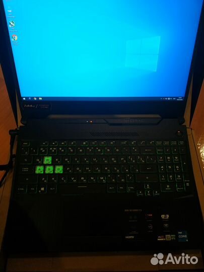 Ноутбук игровой asus TUF Gaming F15 FX506HC 3050