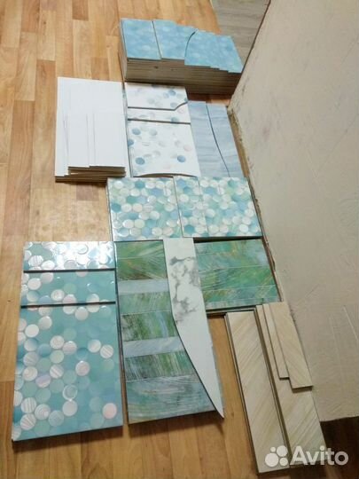 Остатки после ремонта глазурованной плитки