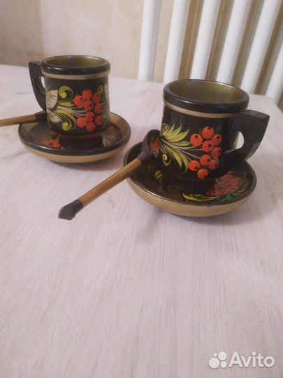 Хохлома пара с ложками