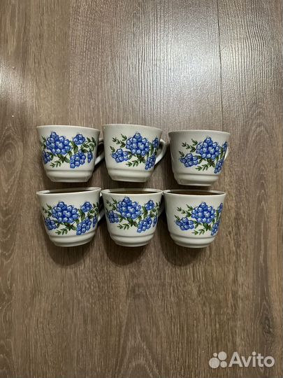 Кофейный сервиз Городницкий фарфоровый завод СССР