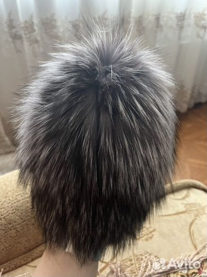 Шапка чернобурка натуральная