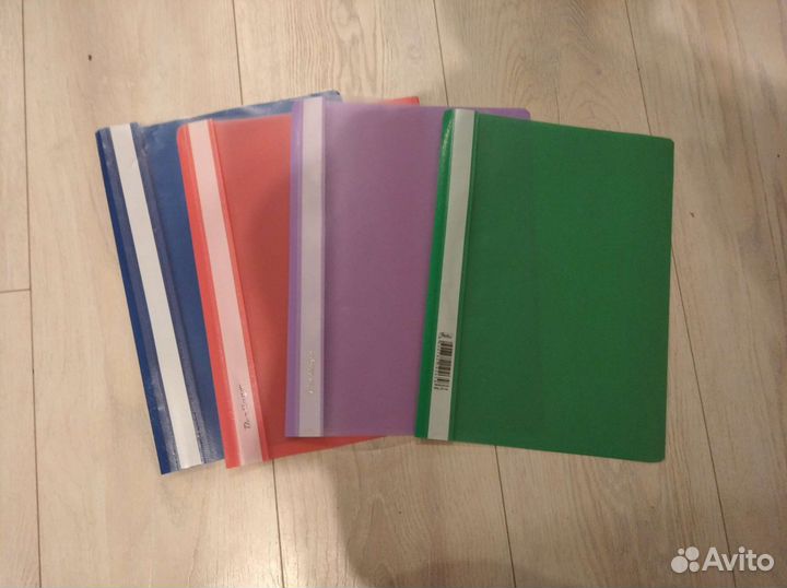 Папка скоросшиватель А4 с карманом