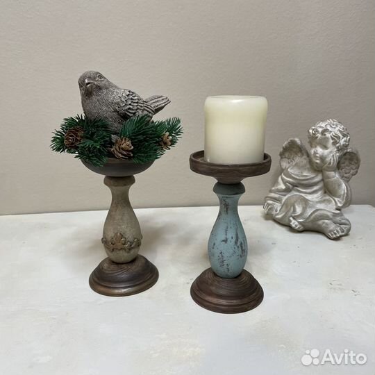 Подсвечник из липы