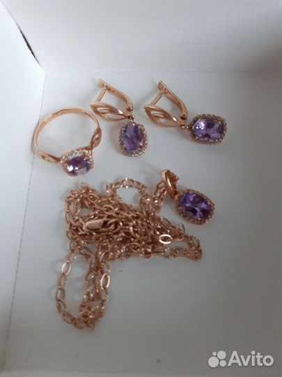 Серебряный комплект