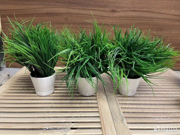 Искусственные цветы в горшках икеа