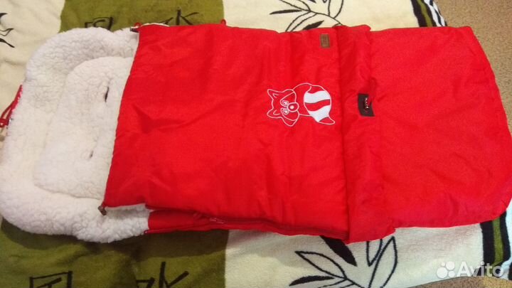 Конверт зимний меховой Nuovita Alaska Bianco