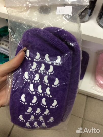 Многоразовые увлажняющие, гелевые спа носочки