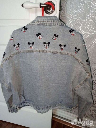 Джинсовая куртка на девочку 146