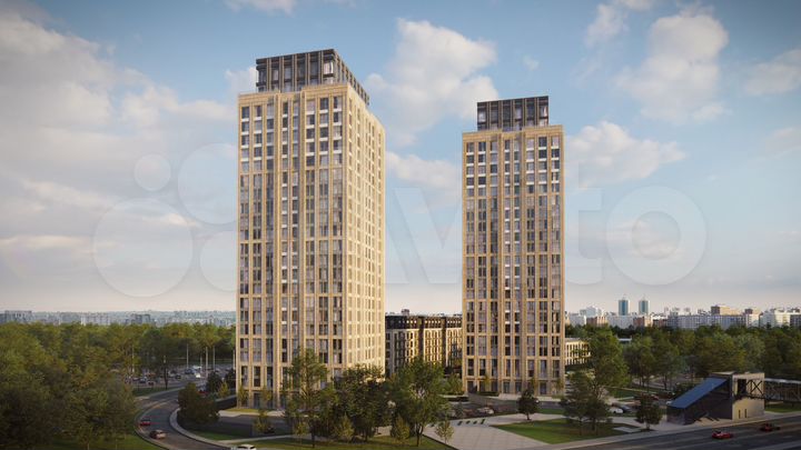 1-к. квартира, 57 м², 17/23 эт.